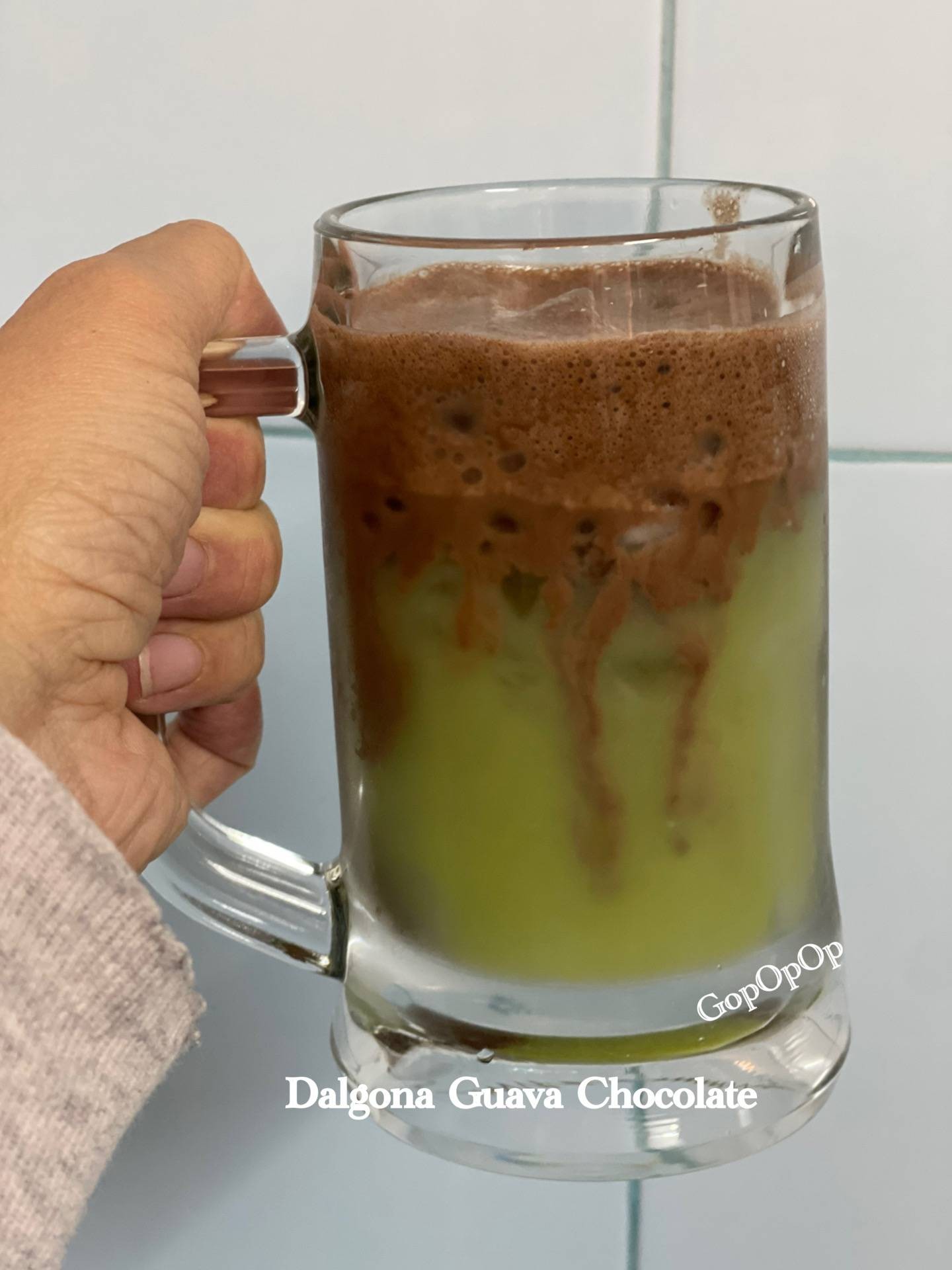 Dalgona Guava Chocolate  เมนูอาหารว่าง