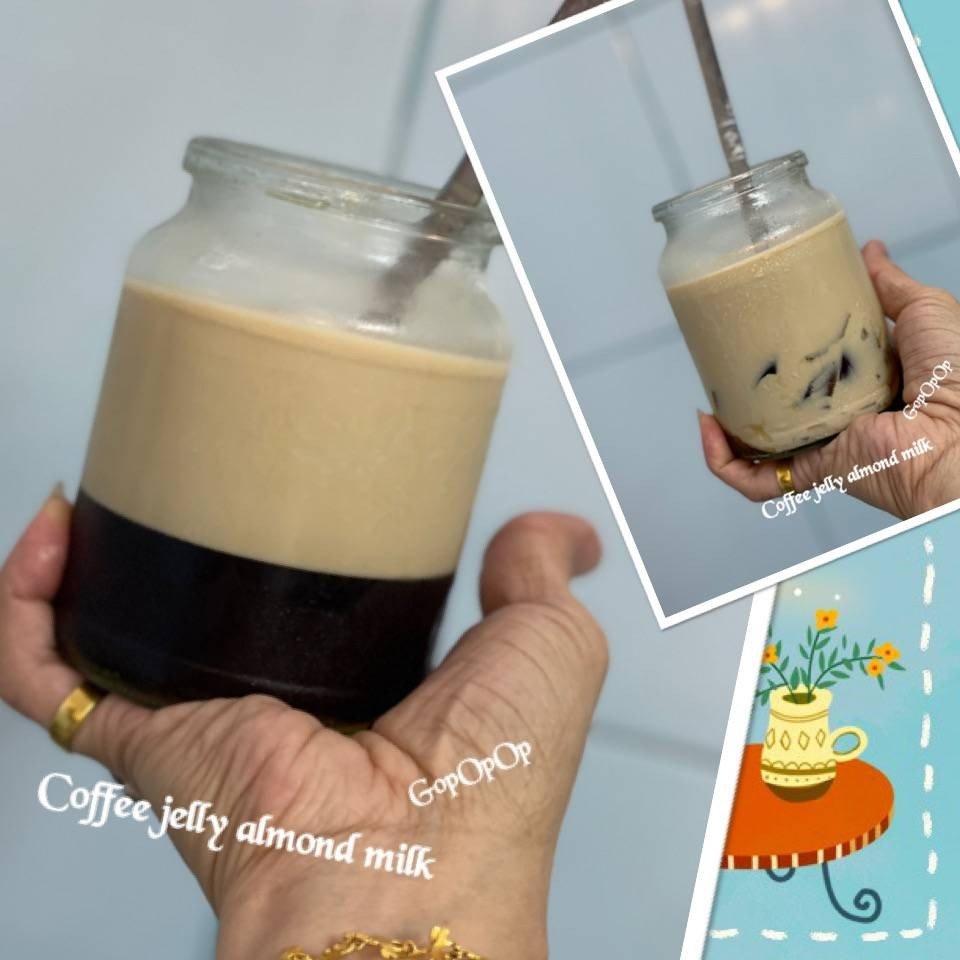 Coffee Jelly Almond Milk  เมนูอาหารว่าง