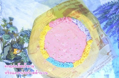 วิธีทำ Homemade rainbow cake