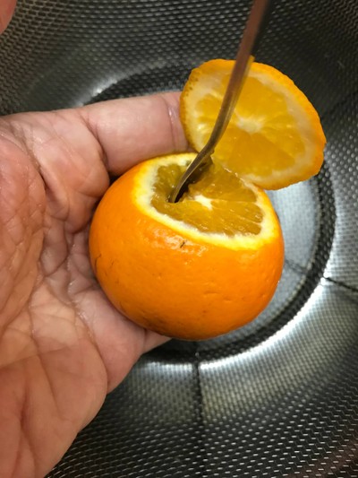 วิธีทำ วุ้นน้ำส้มสดในลูกส้ม 🍊🍊