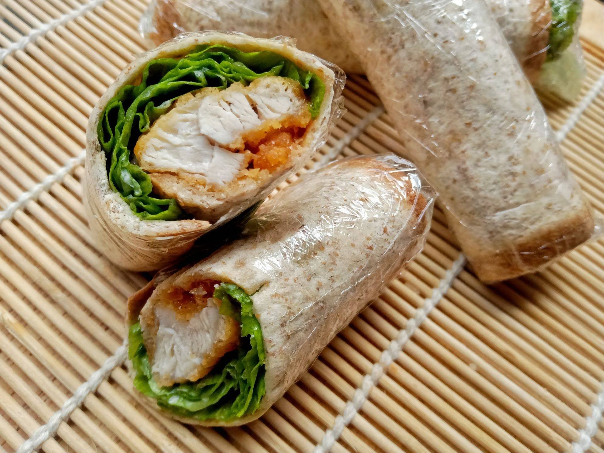 Chicken Wrap 🌯 เมนูอาหารว่าง